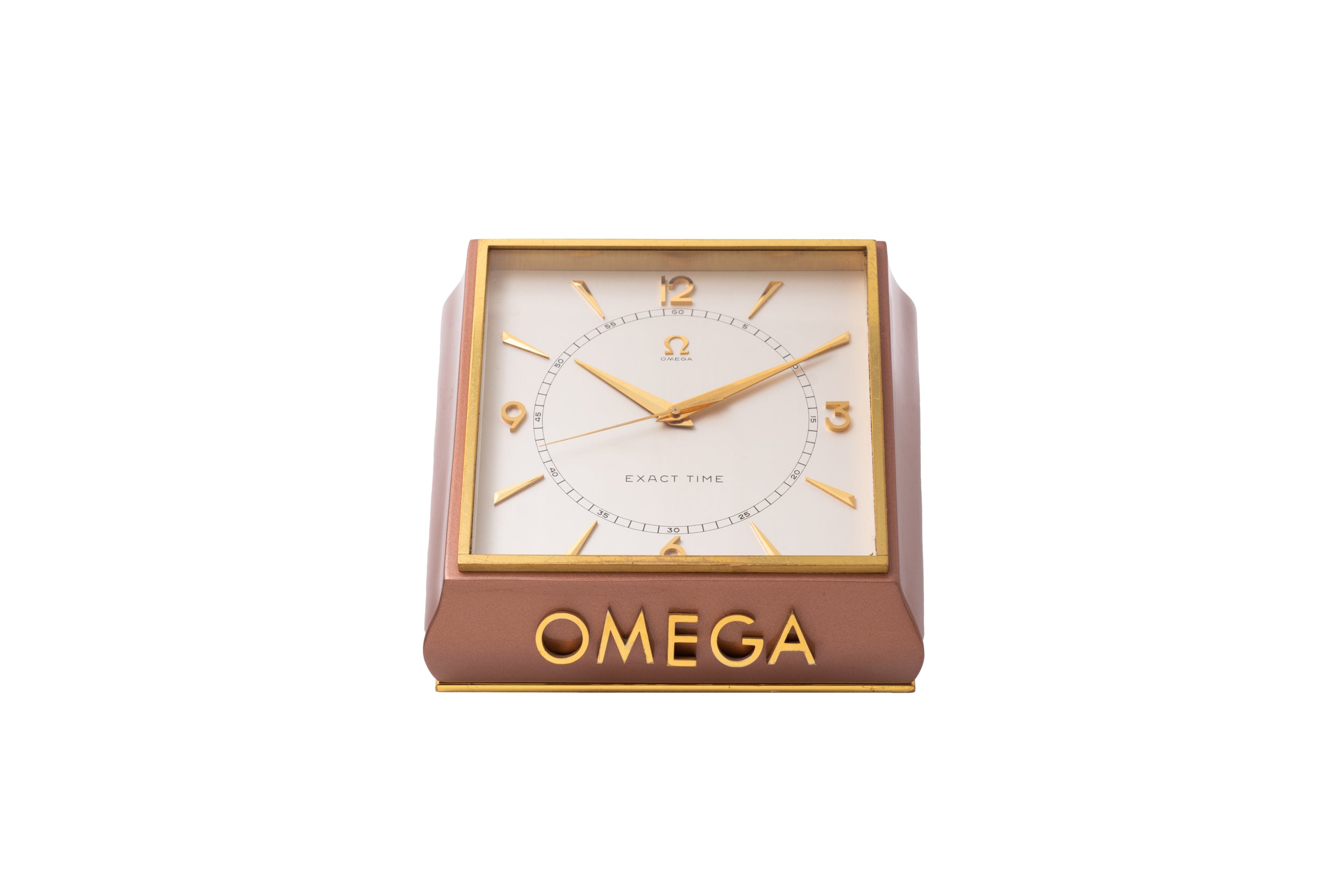 Omega Dealer Window Clock Analog Shift