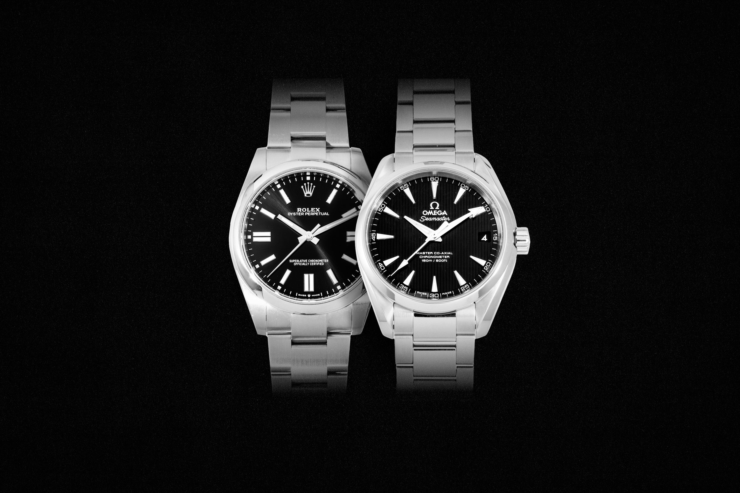 Omega aqua 2025 terra vs rolex