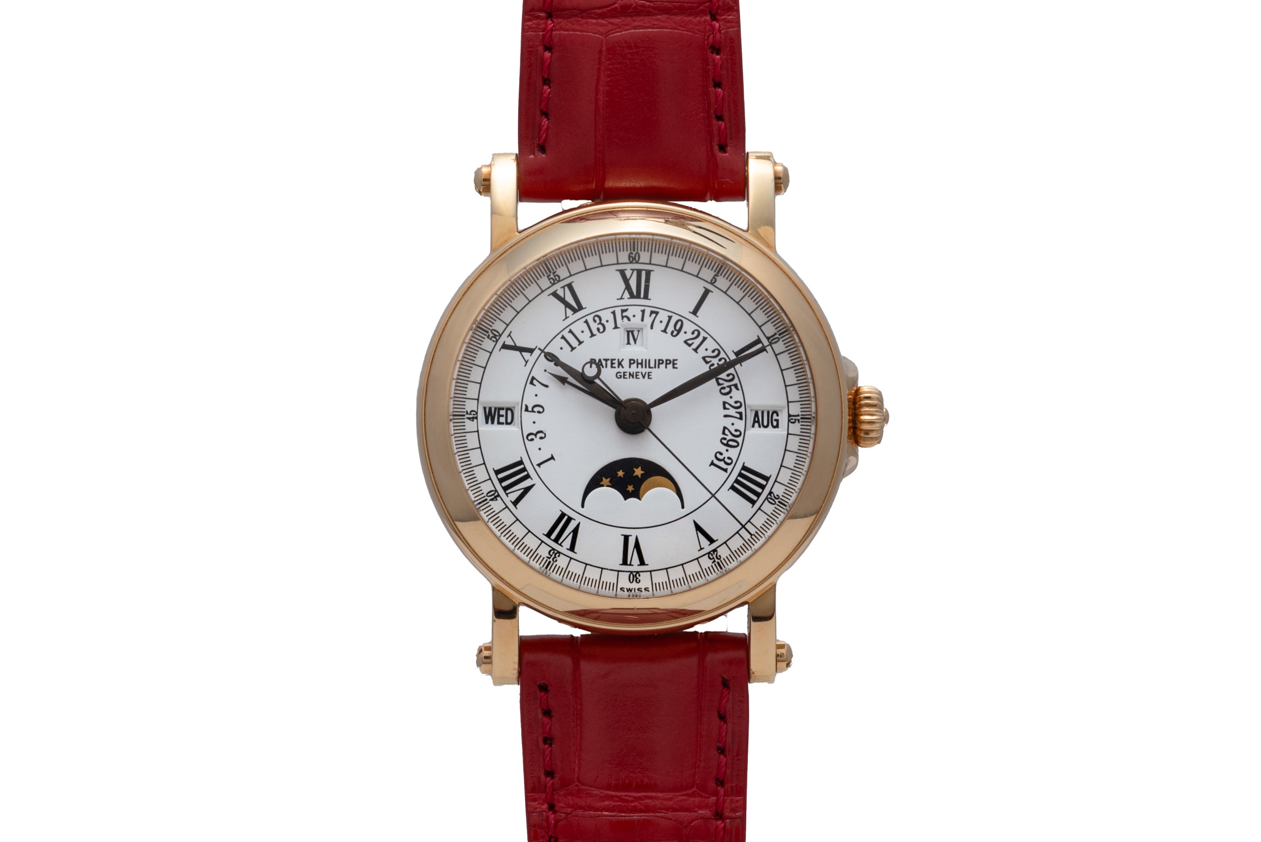 Retrograde clearance perpetual calendar