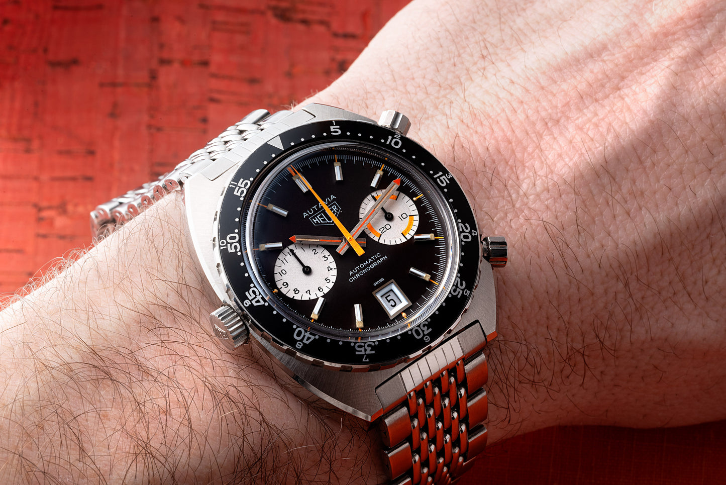 Heuer Autavia 'Orange Boy'