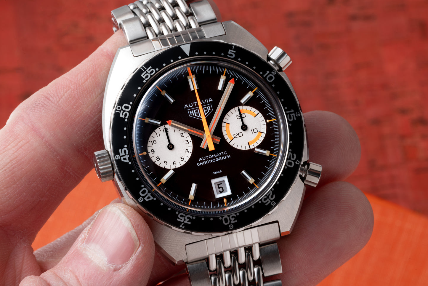 Heuer Autavia 'Orange Boy'