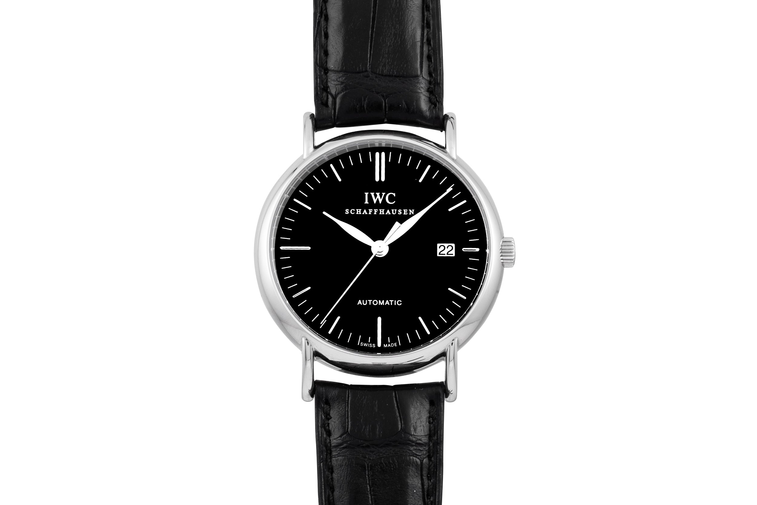 Iwc on sale portofino black