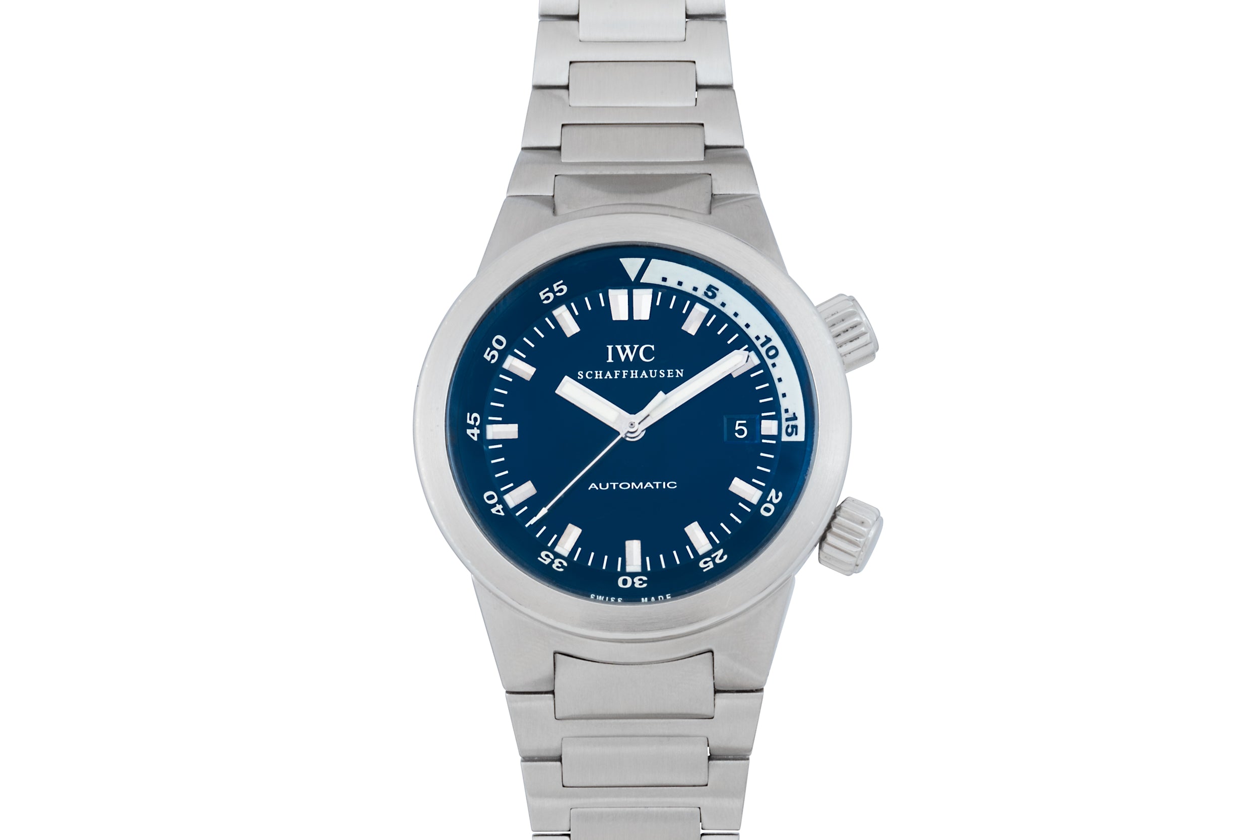 IWC SCHAFFHAUSEN Aquatimer Expedition Jacques-Yves Cousteau Automatic 42mm  Stainless Steel and Rubber Watch, Ref. No. IW329005 for Men | MR PORTER