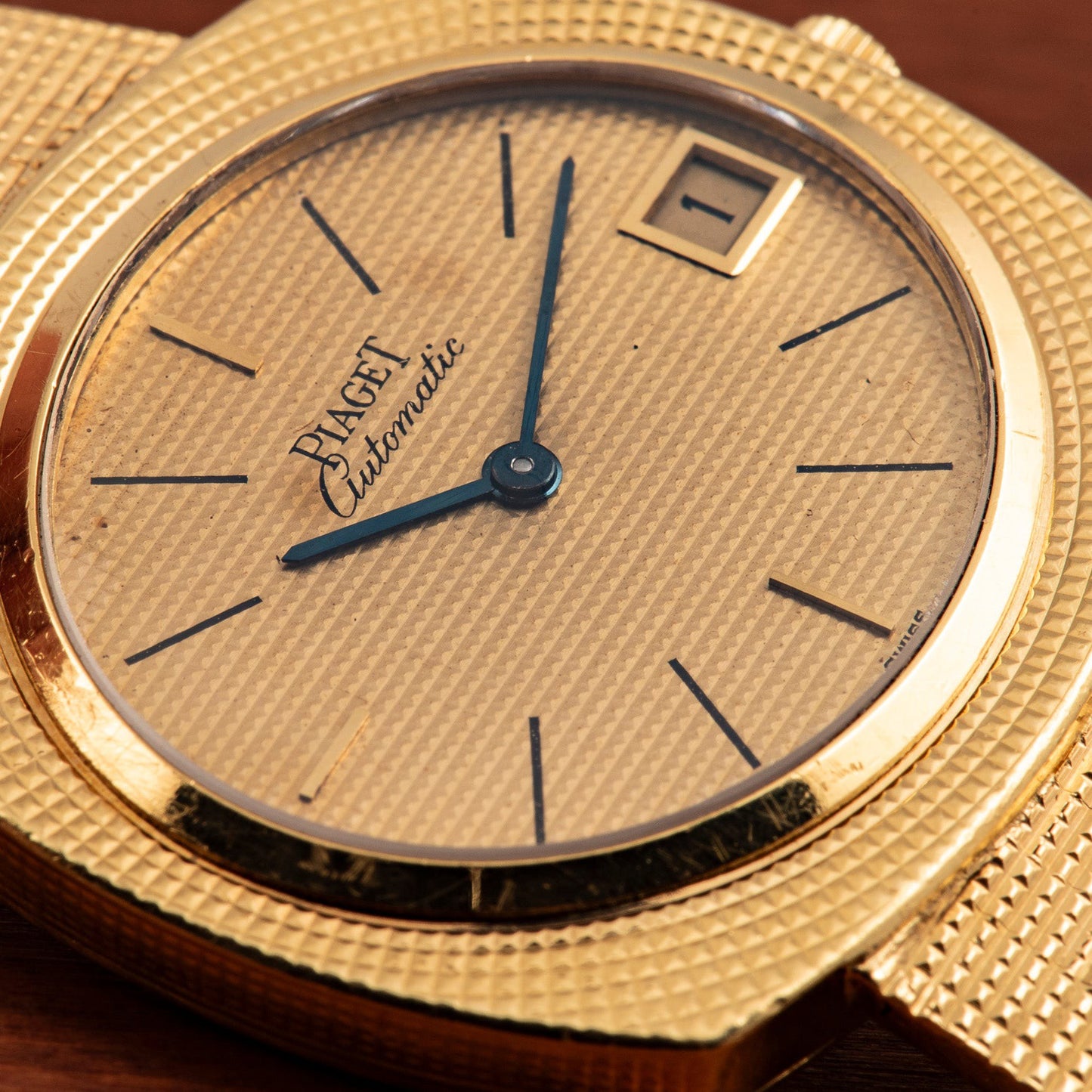 Piaget Yellow Gold 'Hobnail' Dress Watch