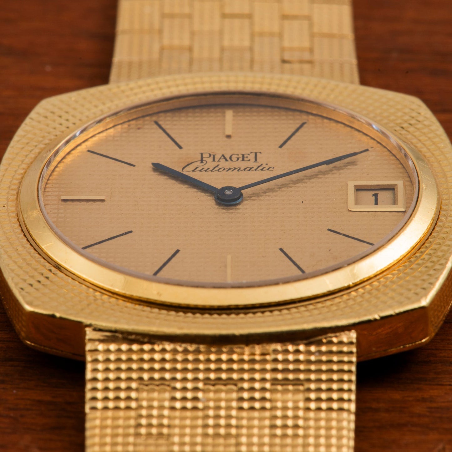 Piaget Yellow Gold 'Hobnail' Dress Watch