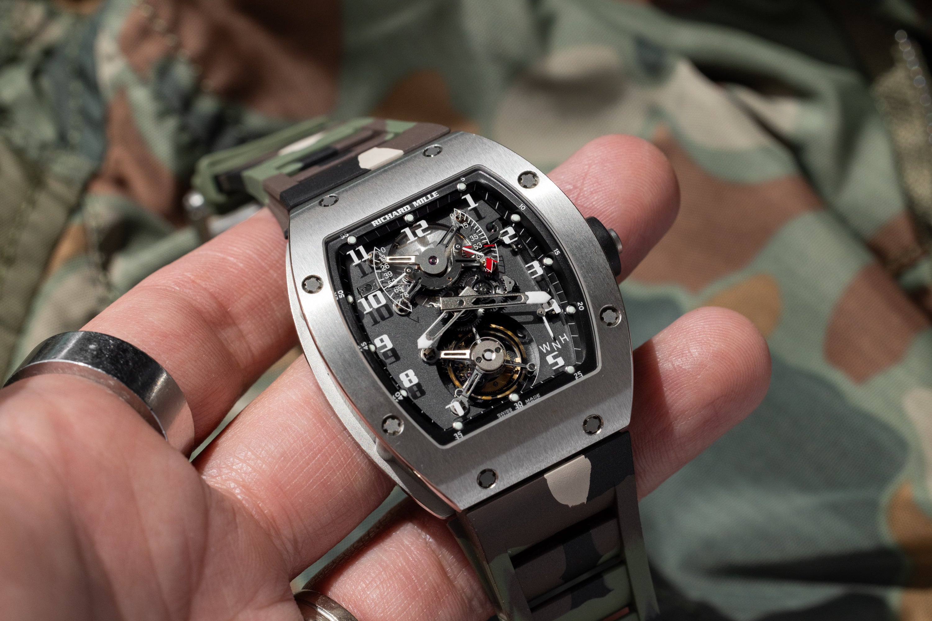 Richard mille silver new arrivals