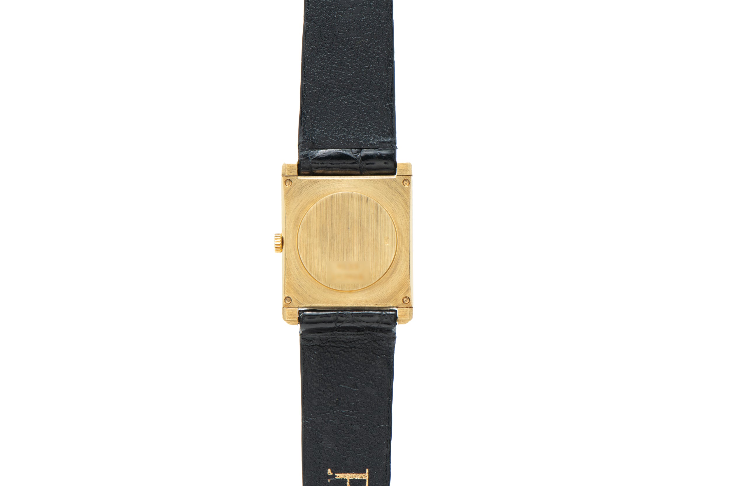 Piaget Onyx Tank style Dress Watch Analog Shift