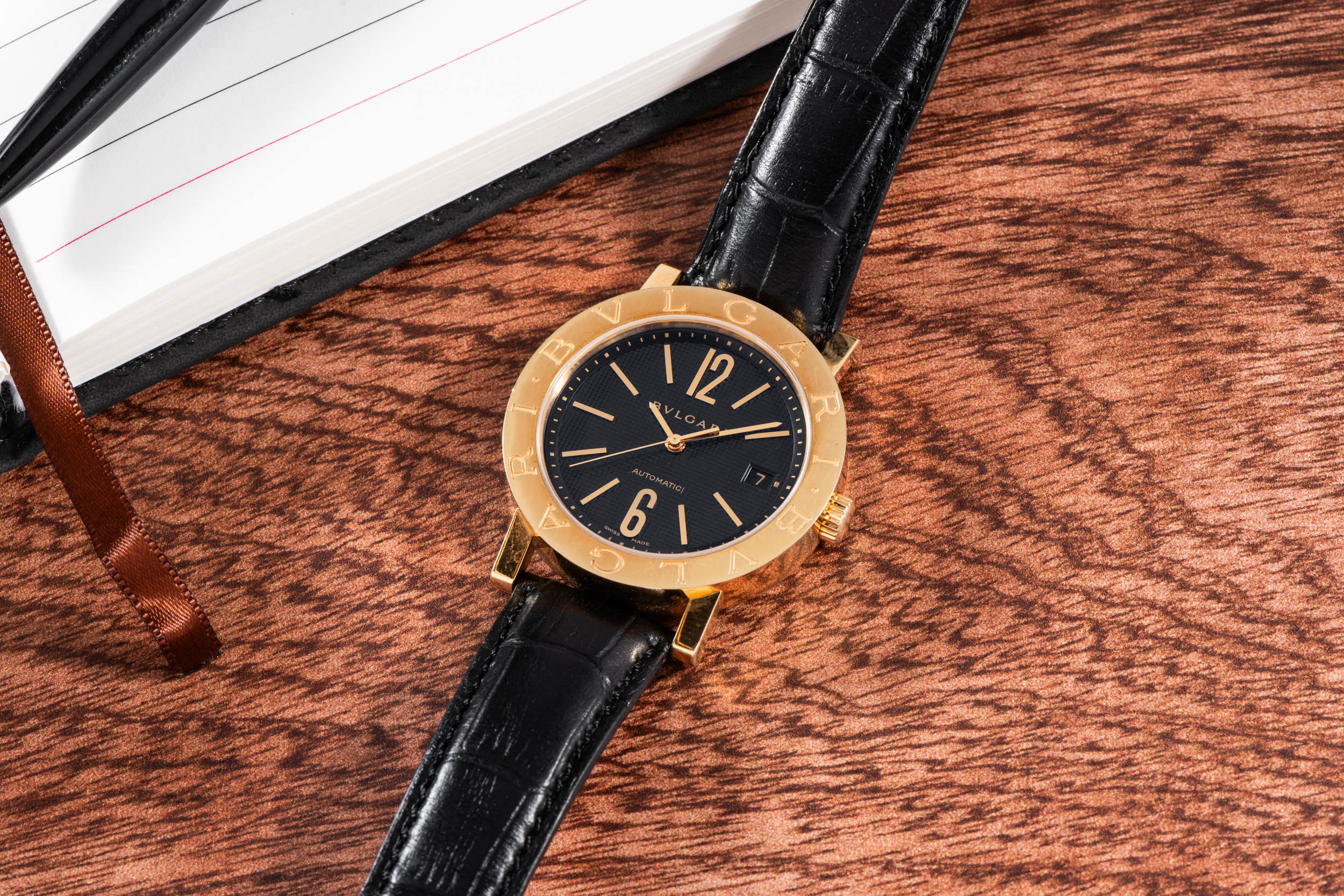 Bvlgari Diagono 18K Yellow Gold Men's Watch | Worldofluxuryus