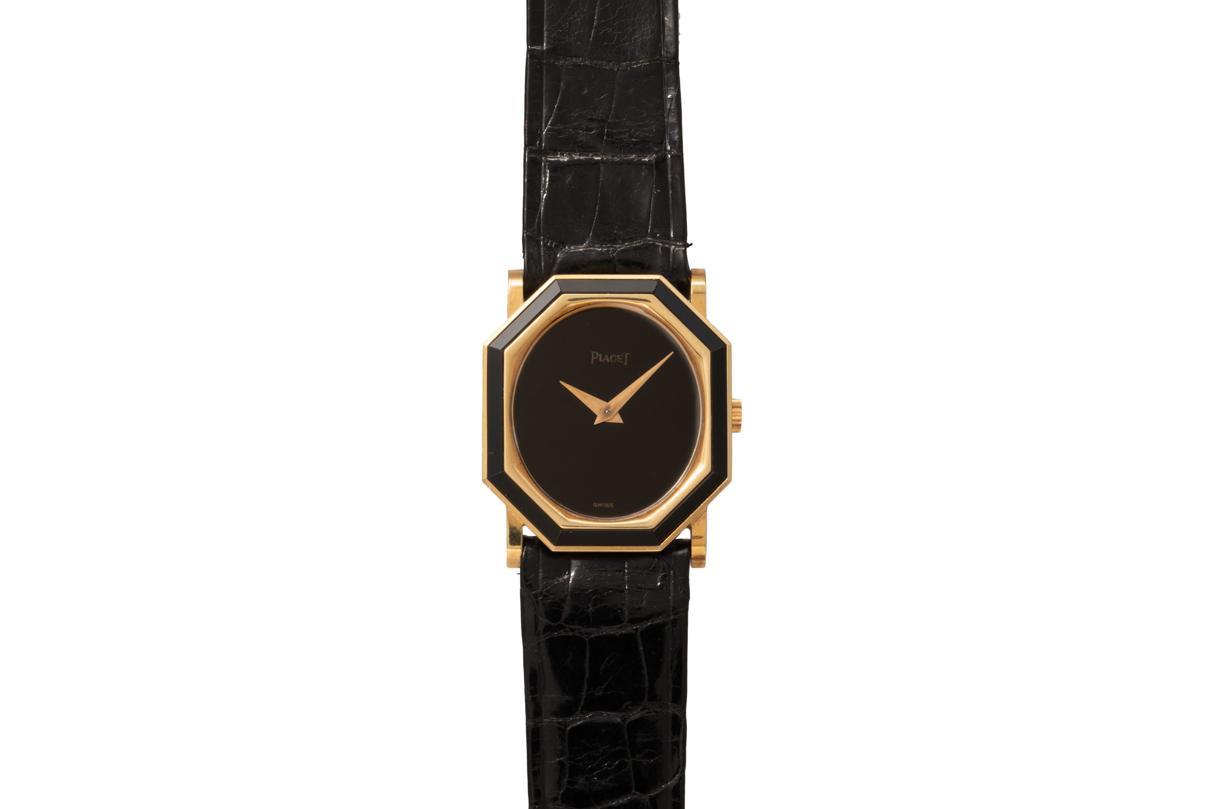 Piaget Onyx Octagonal Dress Watch Analog Shift