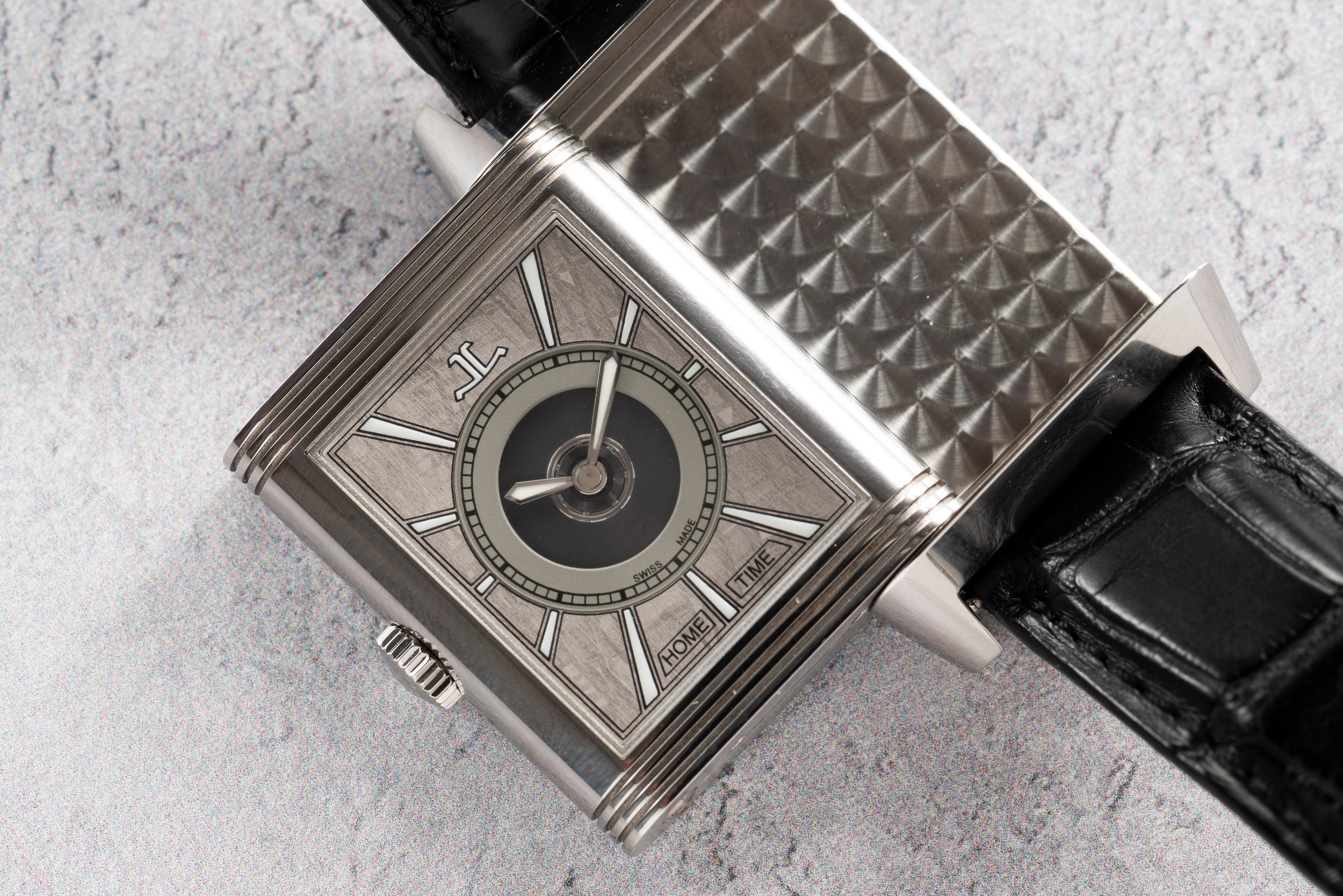 Jaeger LeCoultre Reverso Duoface Day Night Meteorite Analog Shift