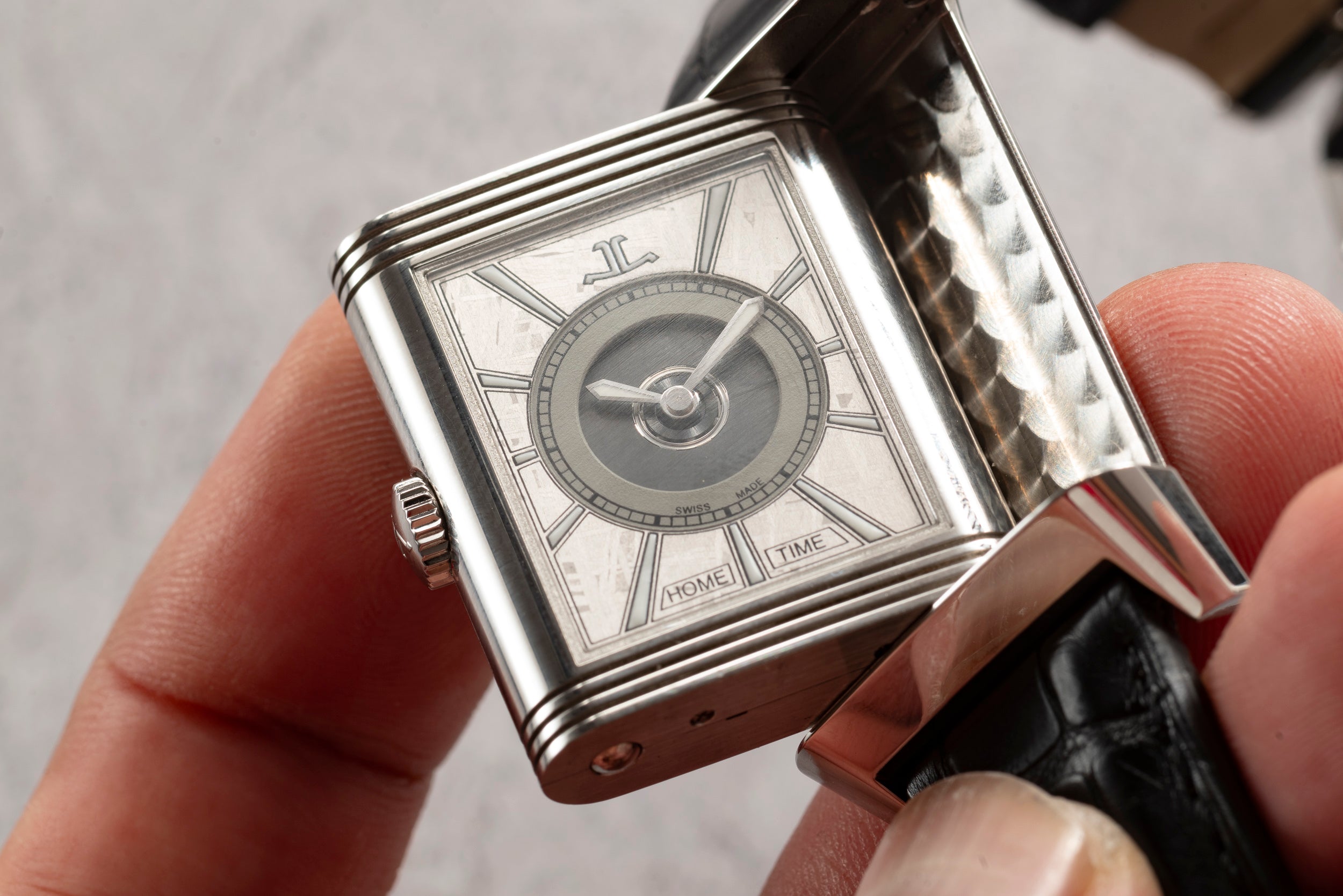 Jaeger LeCoultre Reverso Duoface Day Night Meteorite