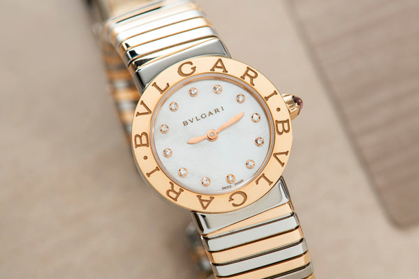 Bulgari two tone watch best sale