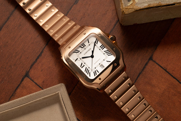 Cartier Santos De Cartier Large Analog Shift