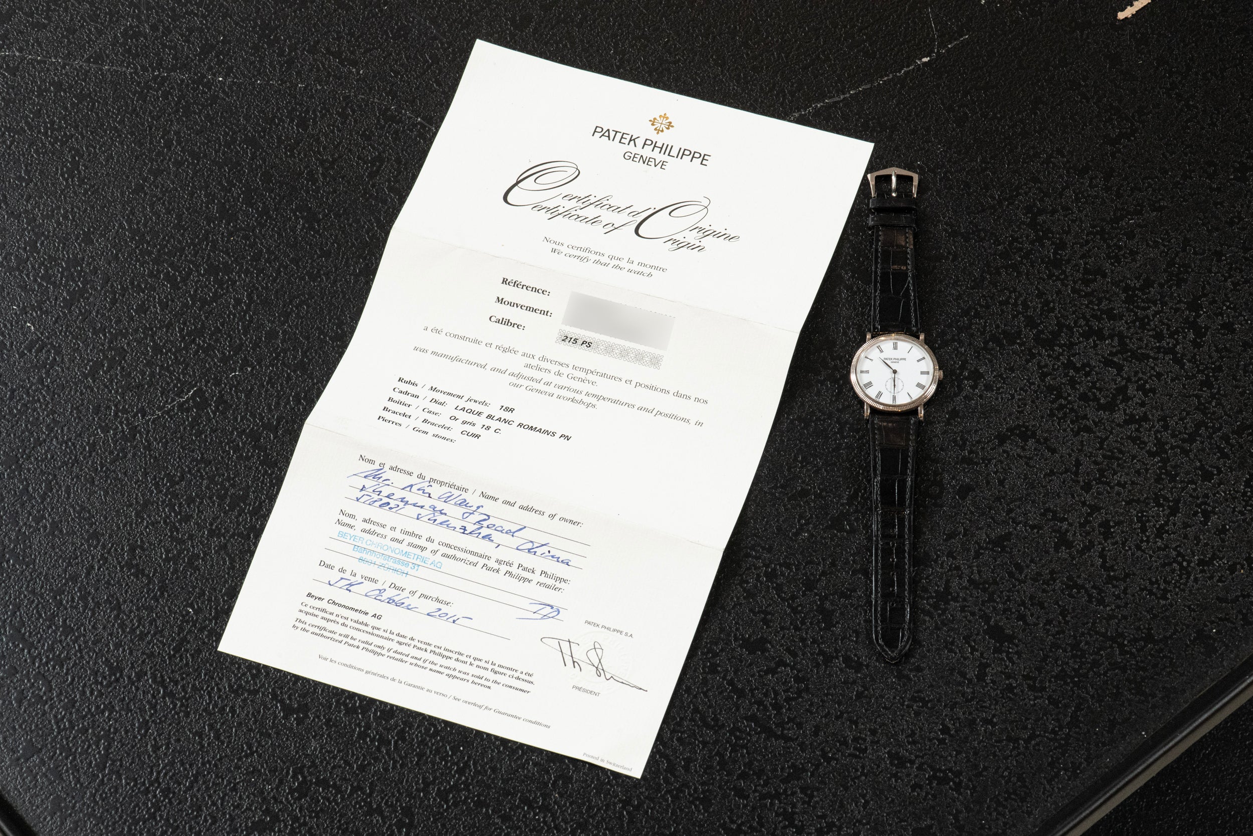 Calatrava de patek online philippe