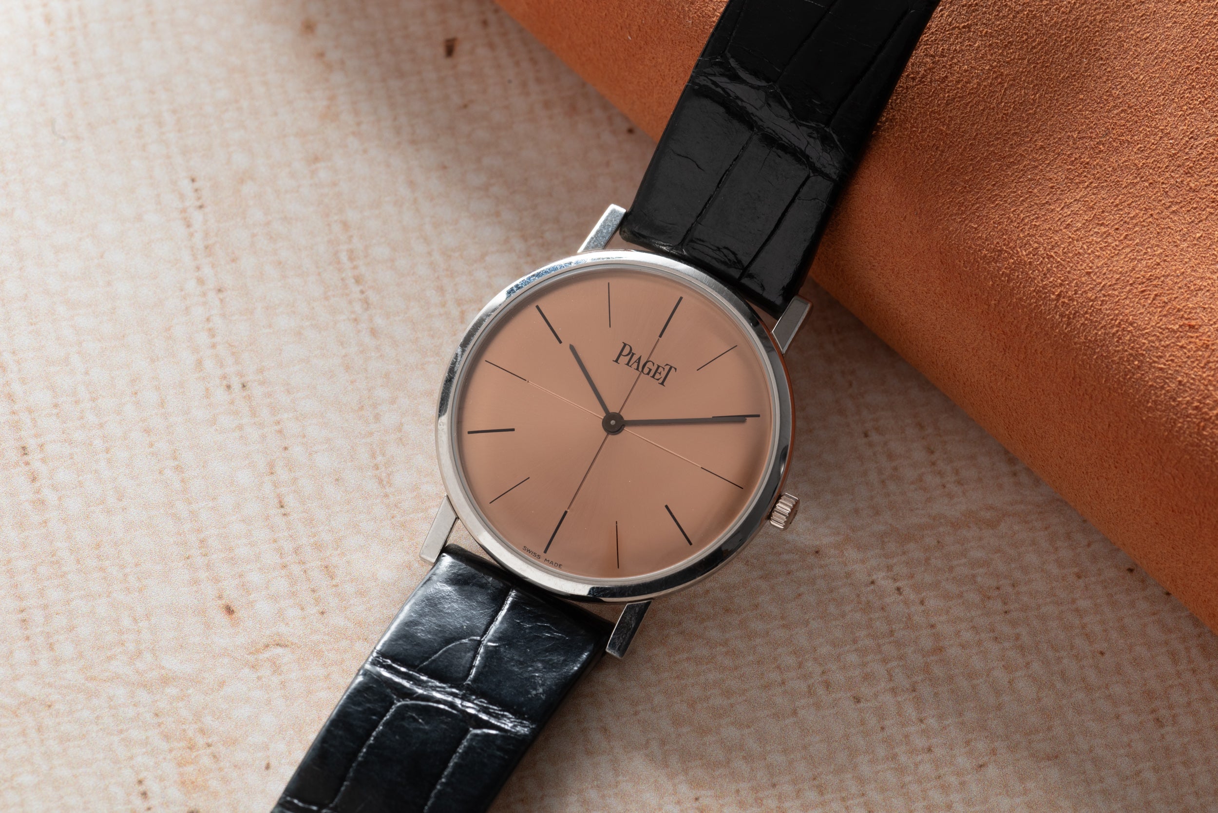 Piaget Platinum Atiplano Ultra Thin Analog Shift