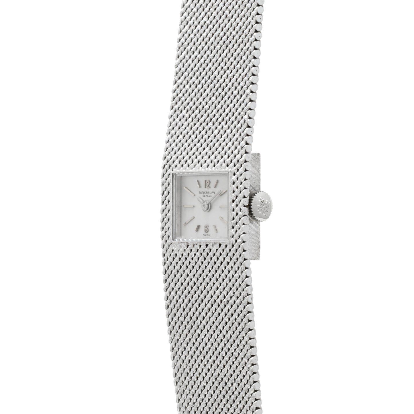 Patek Philippe White Gold Ladies Bracelet Watch