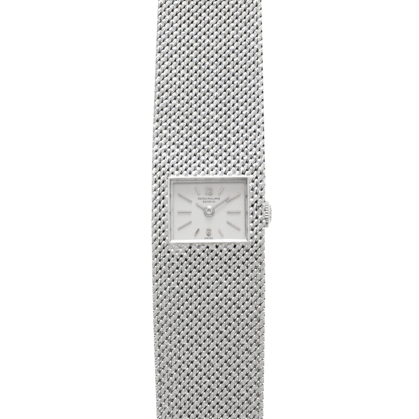 Patek Philippe White Gold Ladies Bracelet Watch