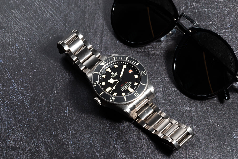 Tudor pelagos lhd on hotsell left wrist