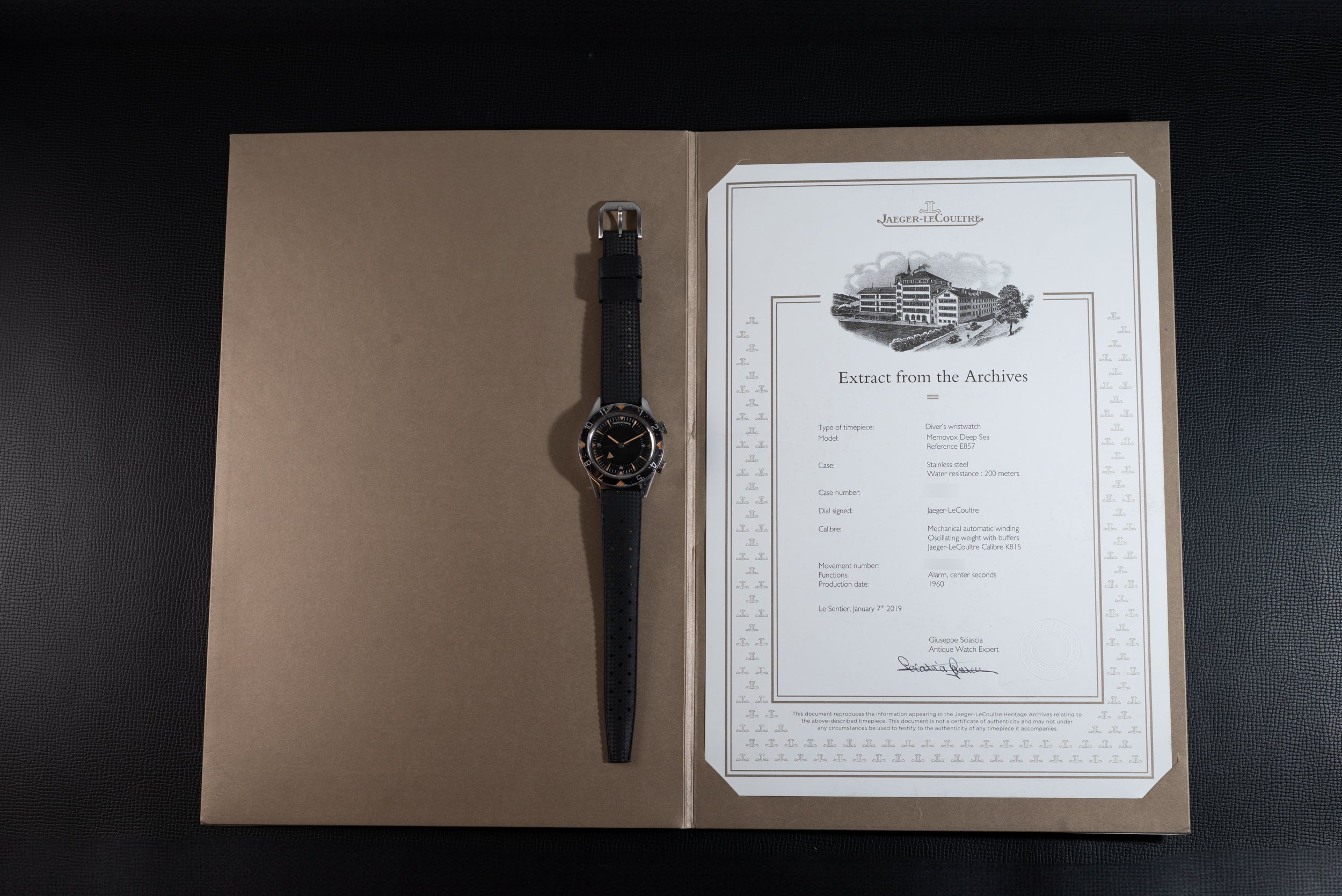 Jaeger lecoultre case clearance numbers