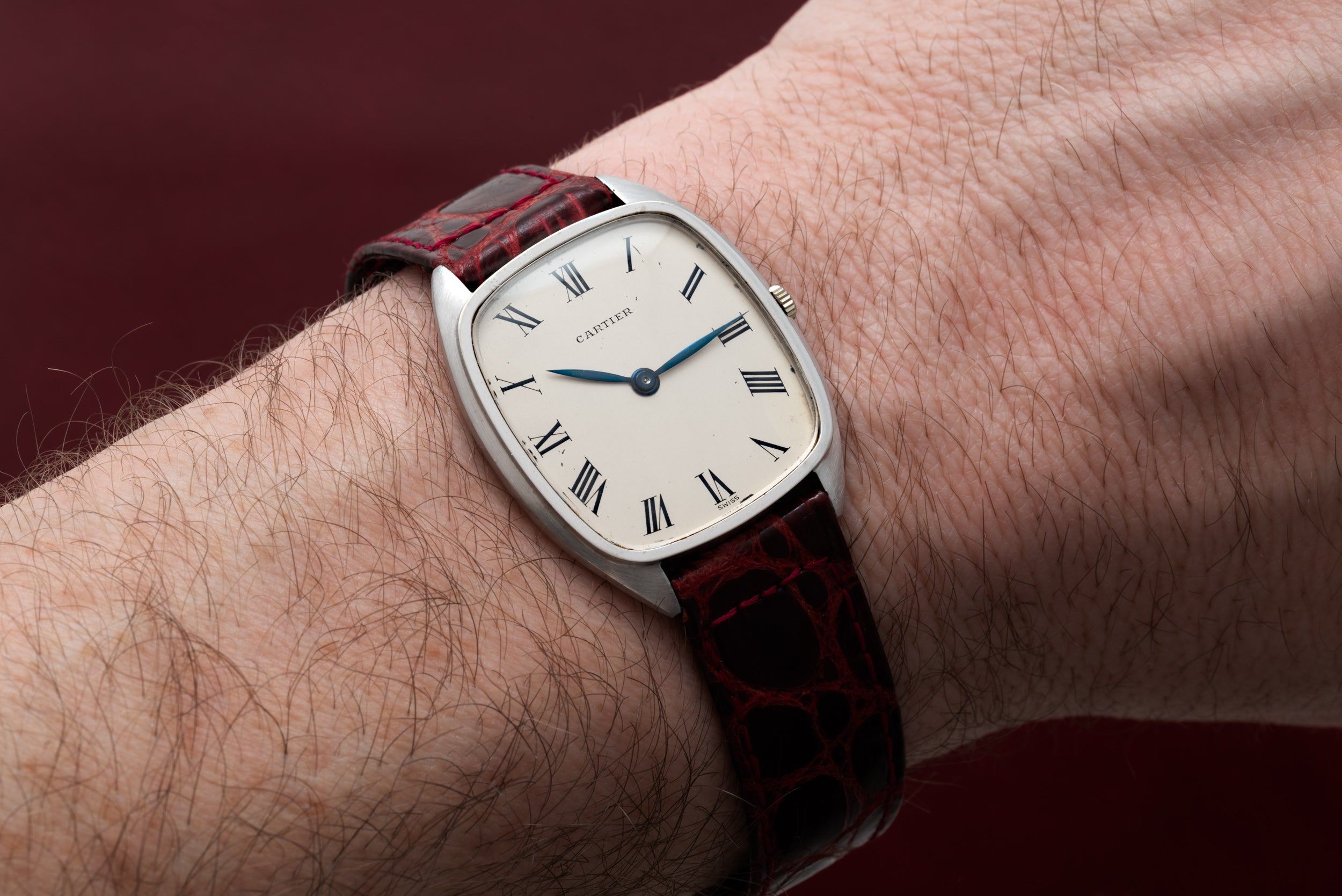 Cartier Ultra Thin Dress Watch Analog Shift