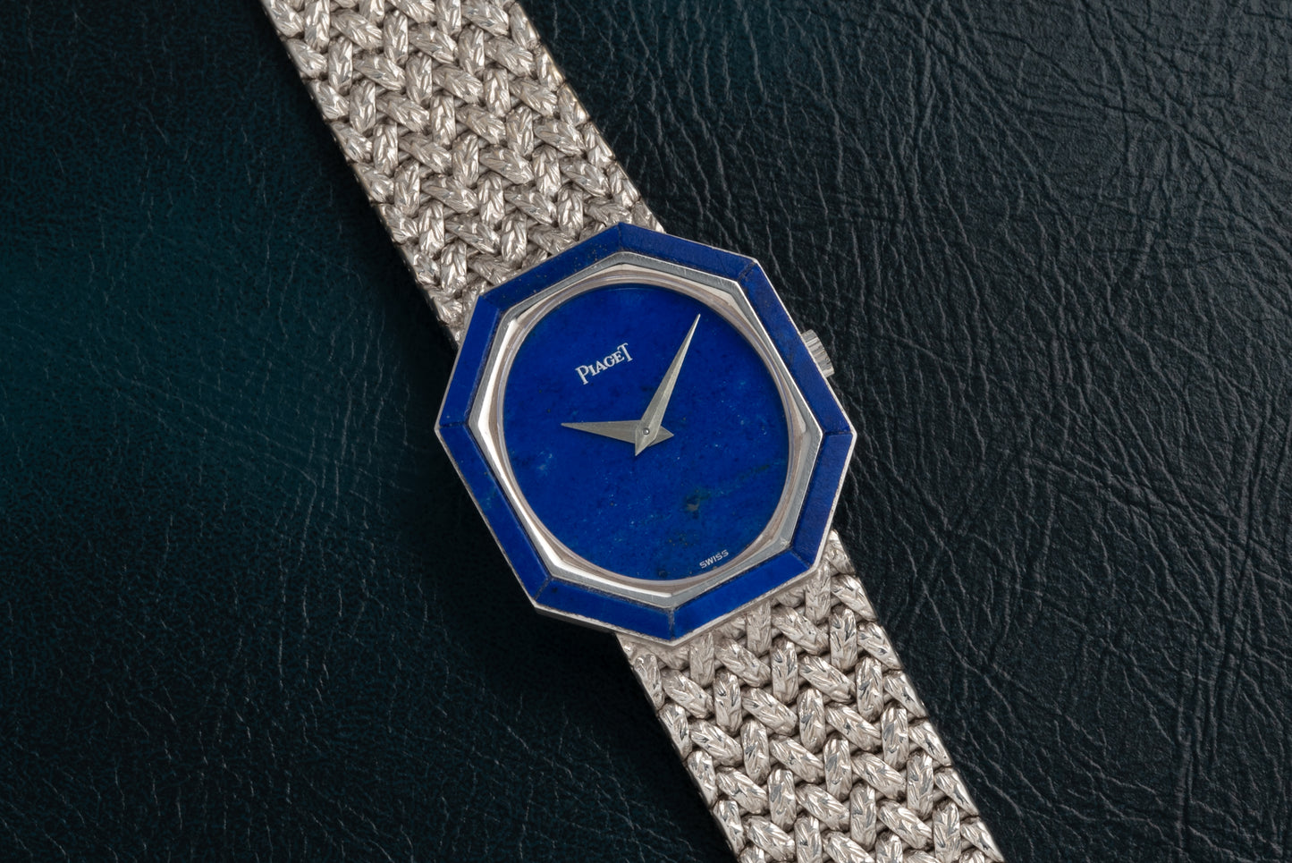 Piaget 'Lapis Lazuli' White Gold Dress Watch