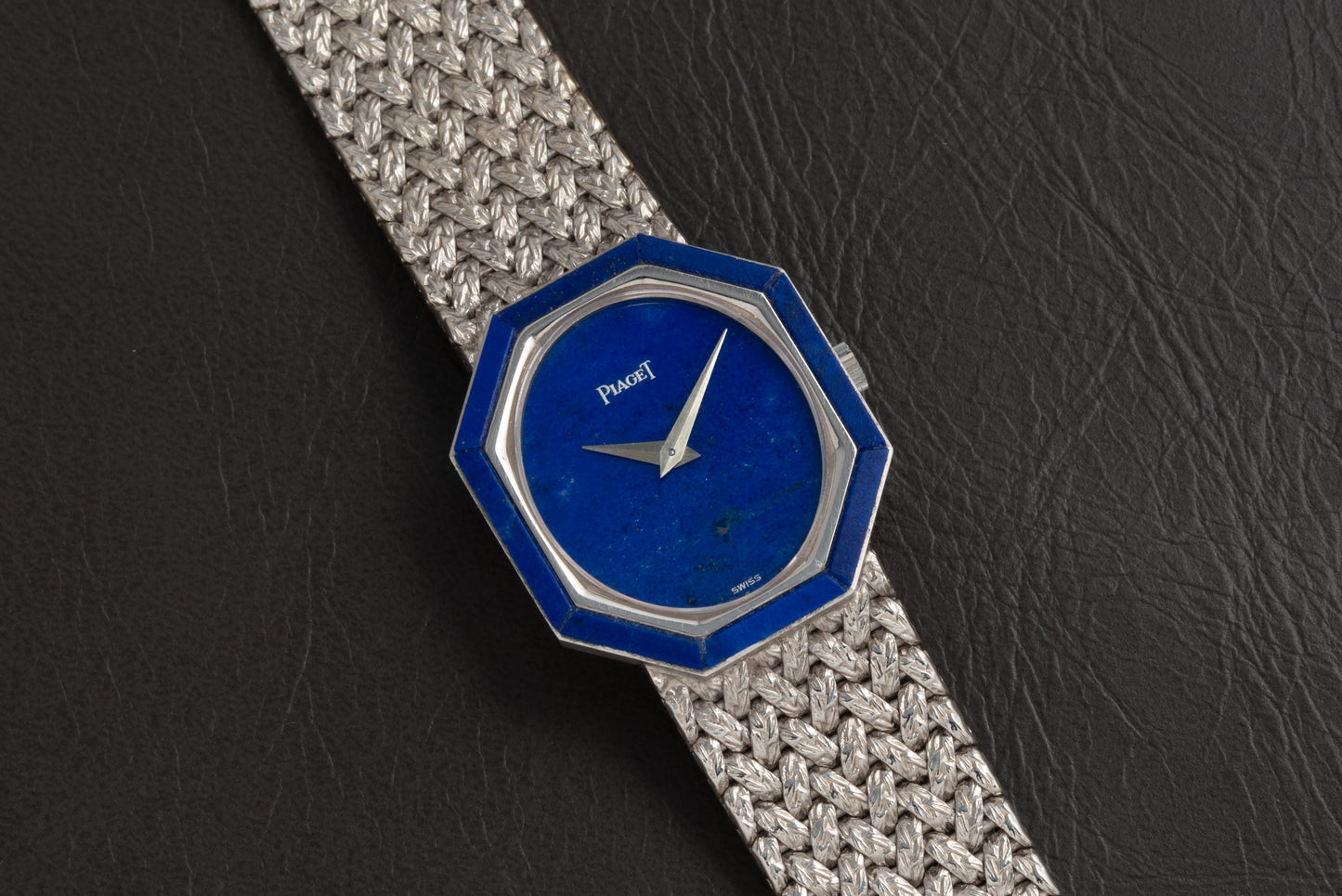 Piaget 'Lapis Lazuli' White Gold Dress Watch