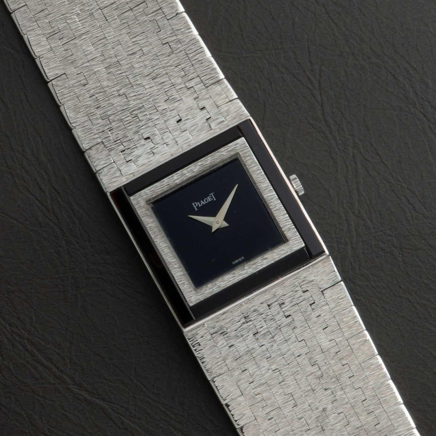 Piaget White Gold 'Onyx' Dress Watch