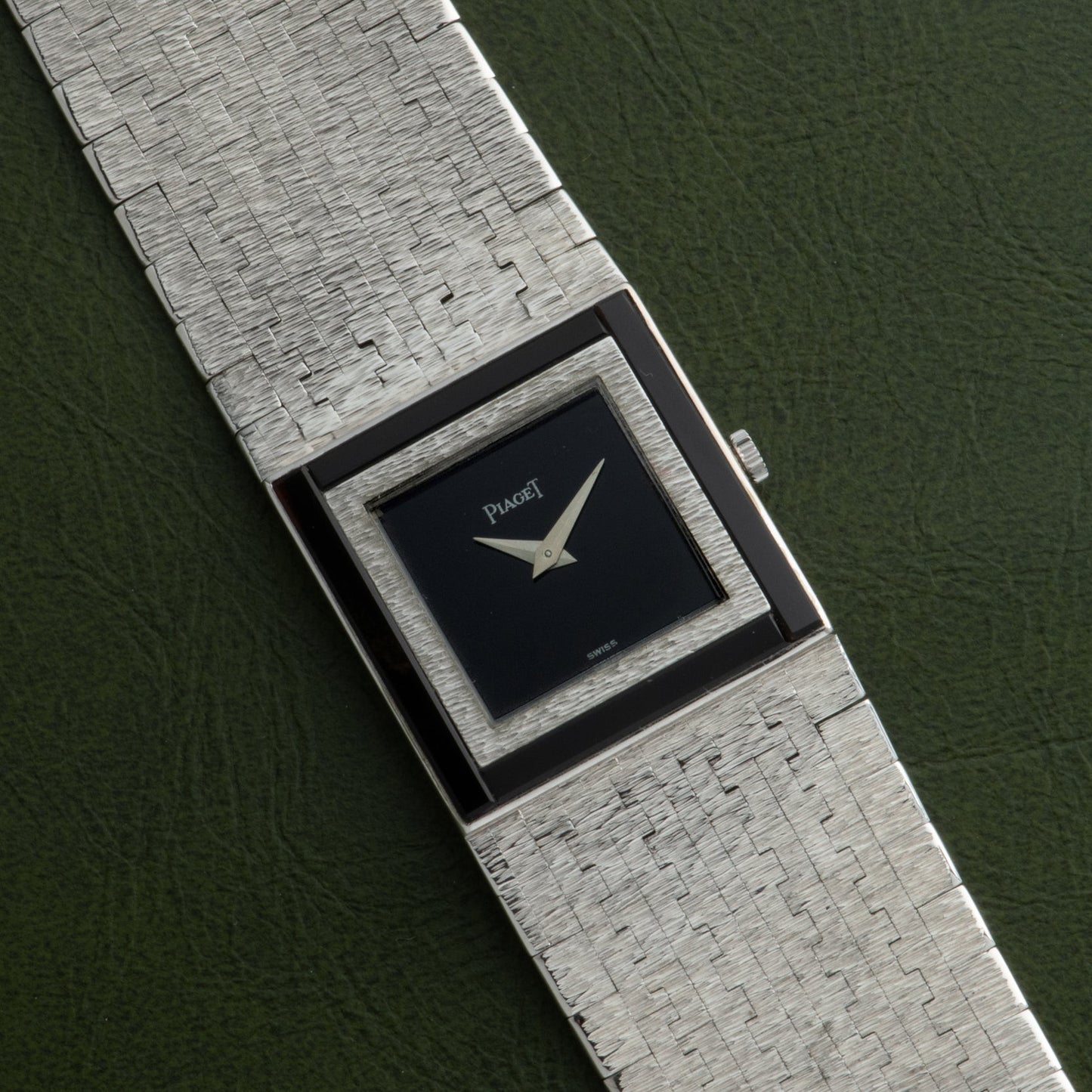 Piaget White Gold 'Onyx' Dress Watch