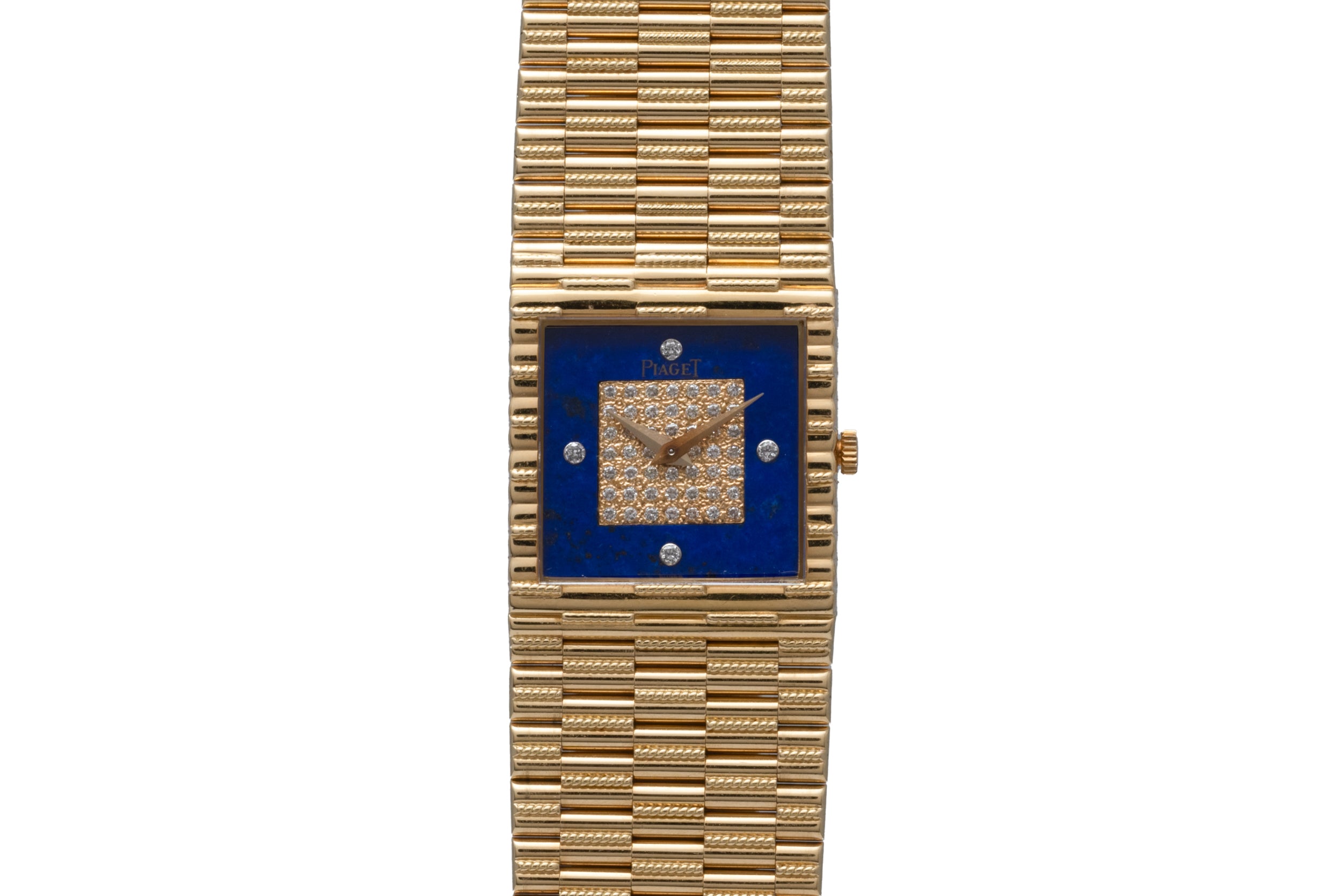 Piaget Tradition Lapis Lazuli Diamond Dress Watch Analog Shift