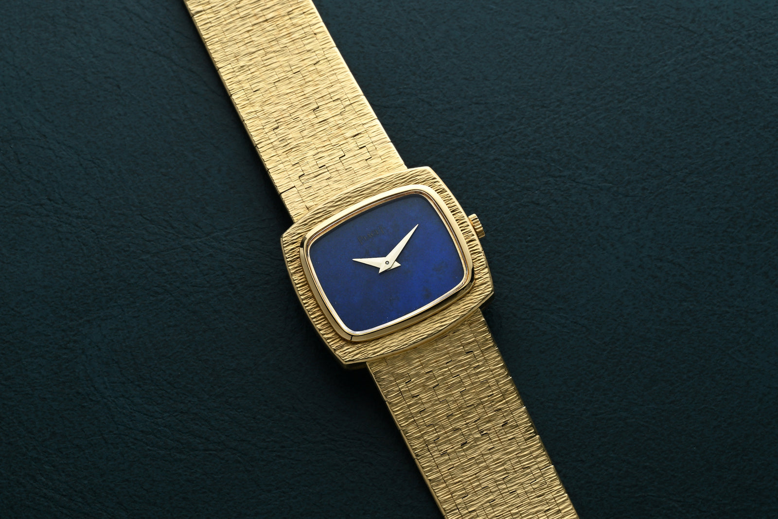 Piaget 'Lapis Lazuli' Yellow Gold Dress Watch