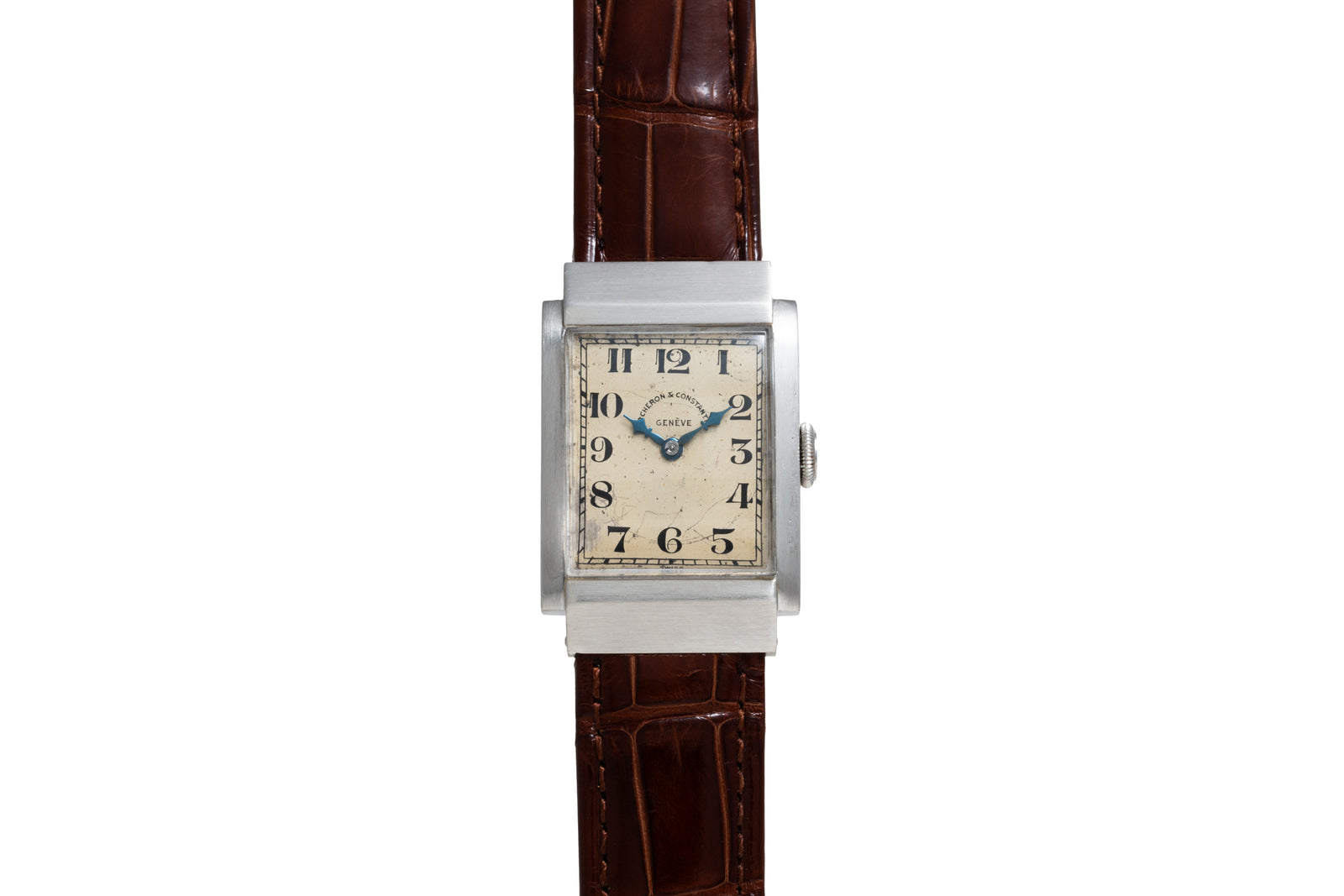 Vacheron Constantin Rectangular Steel Dress Watch