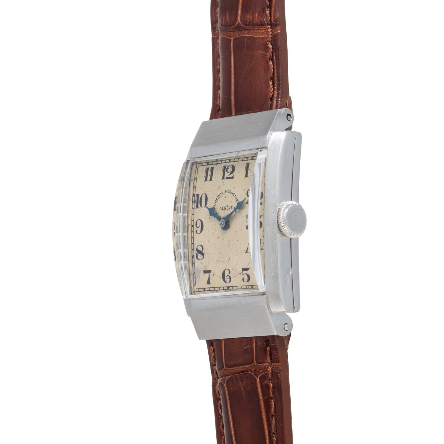 Vacheron Constantin Rectangular Steel Dress Watch