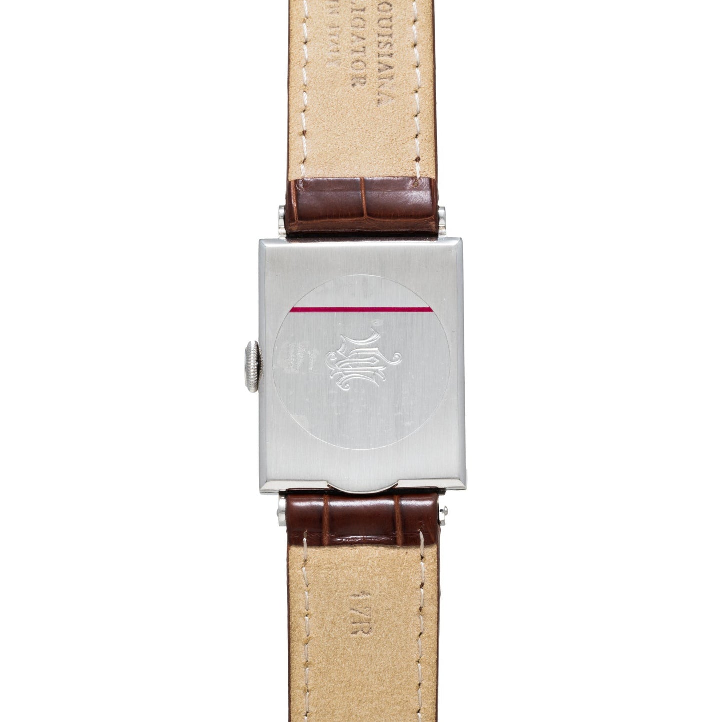 Vacheron Constantin Rectangular Steel Dress Watch