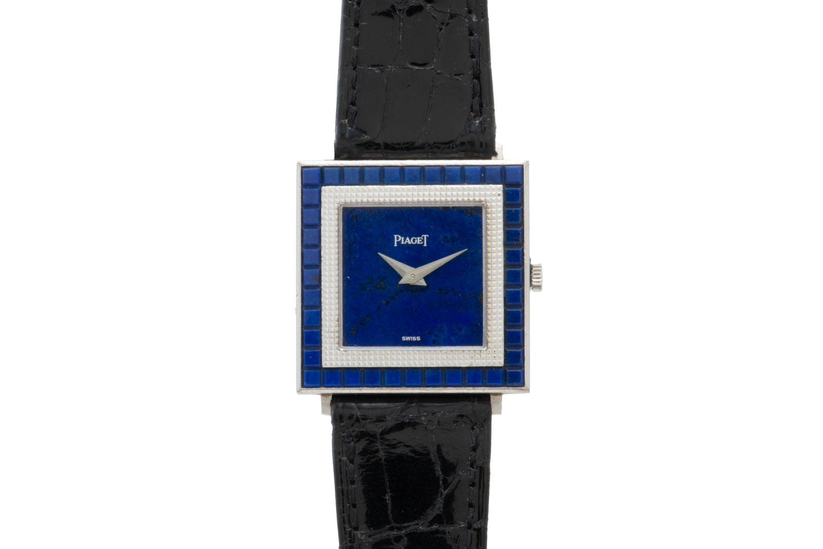 Piaget White Gold Lapis Dress Watch