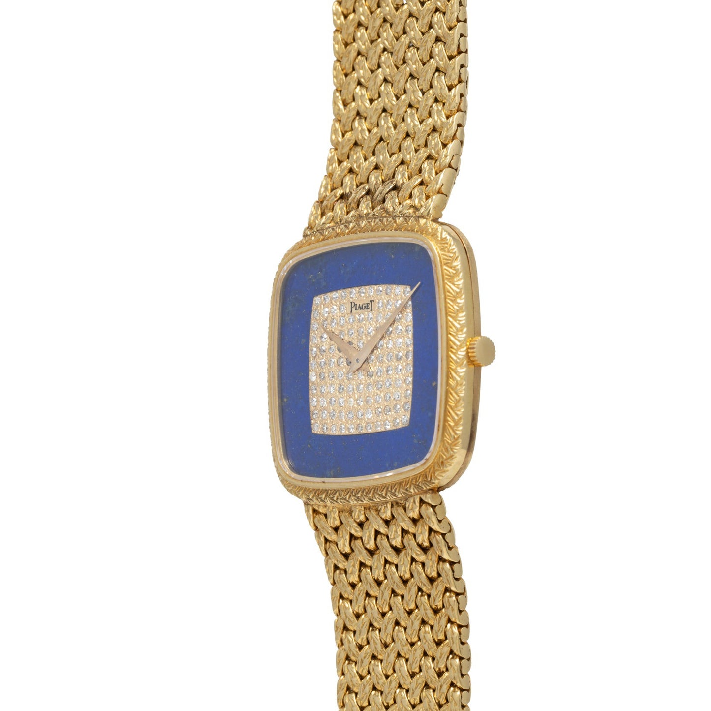 Piaget Pave 'Lapis Lazuli' Dress Watch