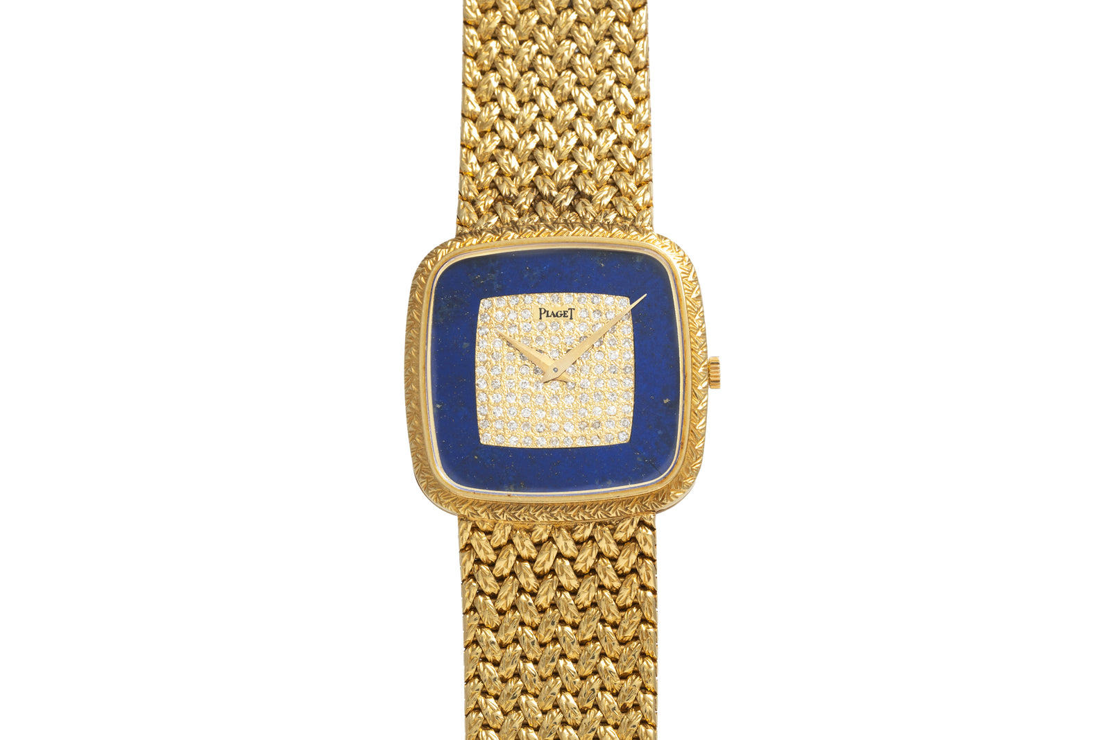 Piaget Pave 'Lapis Lazuli' Dress Watch