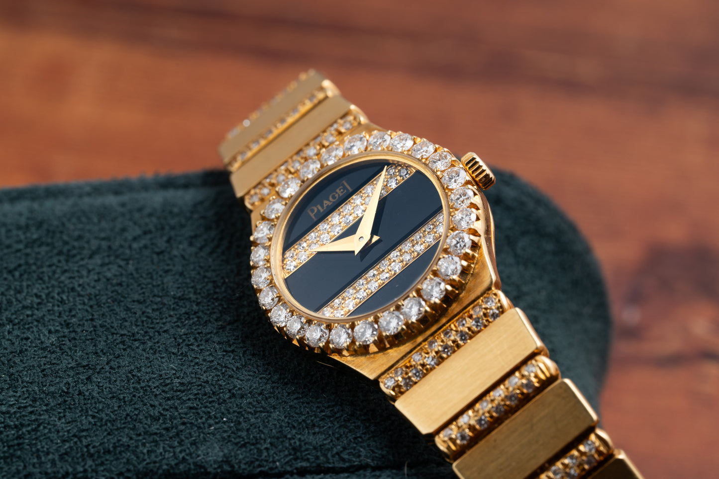 Piaget Polo Ladies Diamond Onyx Dial