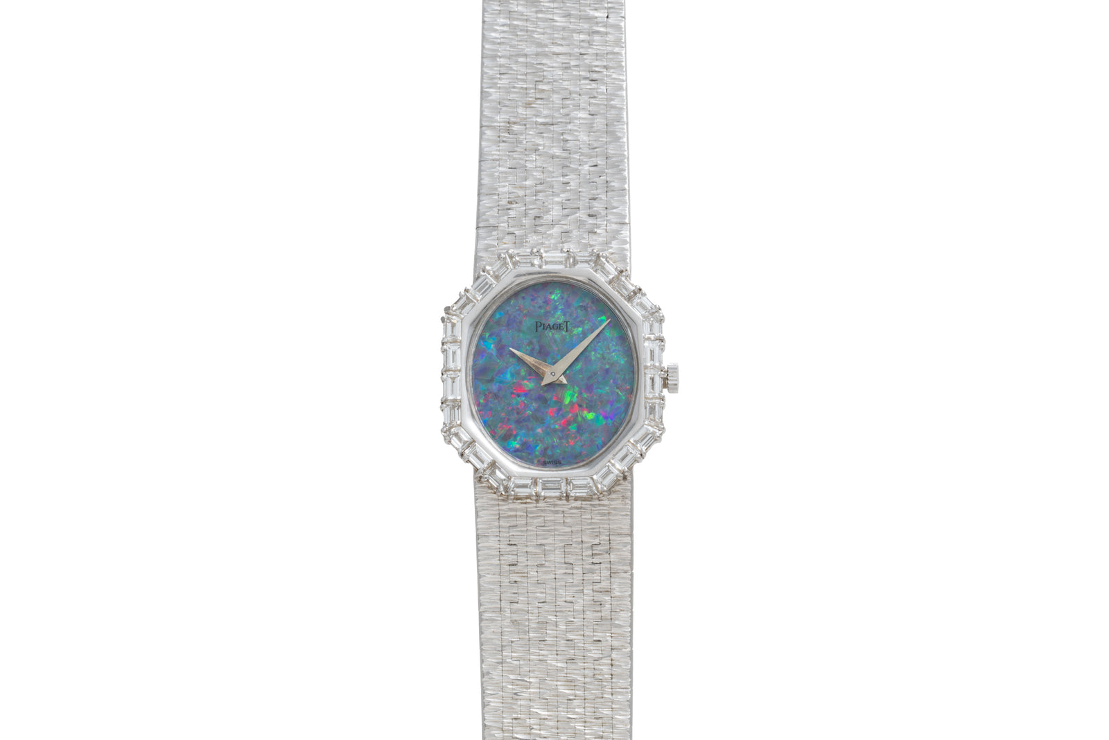 Piaget 'Opal' White Gold Dress Watch