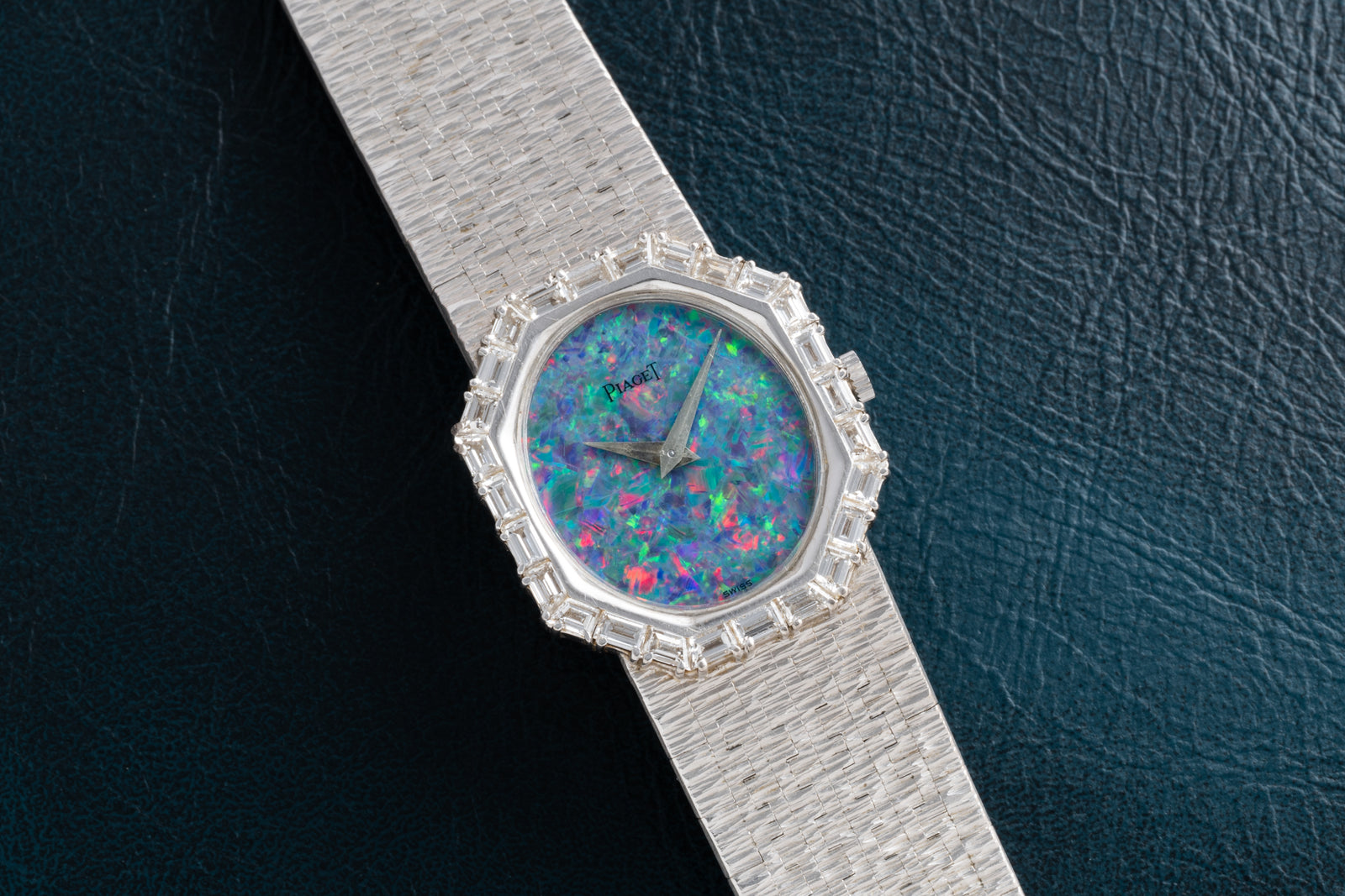 Piaget 'Opal' White Gold Dress Watch