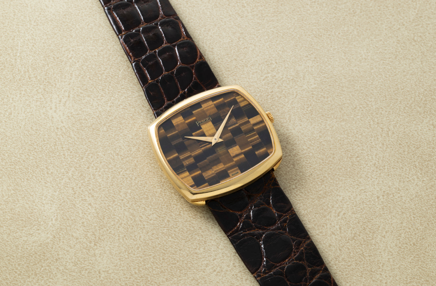 Piaget 'Tiger's Eye' Dress Watch