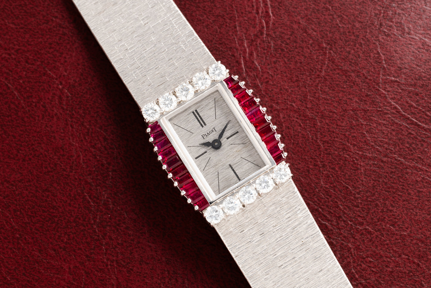 Piaget Ruby and Diamond Dress Watch