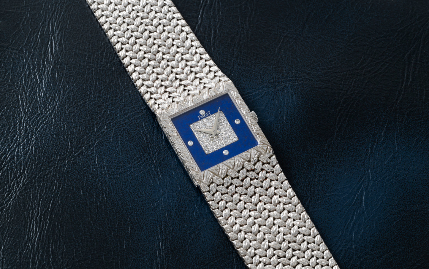 Piaget Tradition 'Lapis Lazuli' Diamond Dress Watch