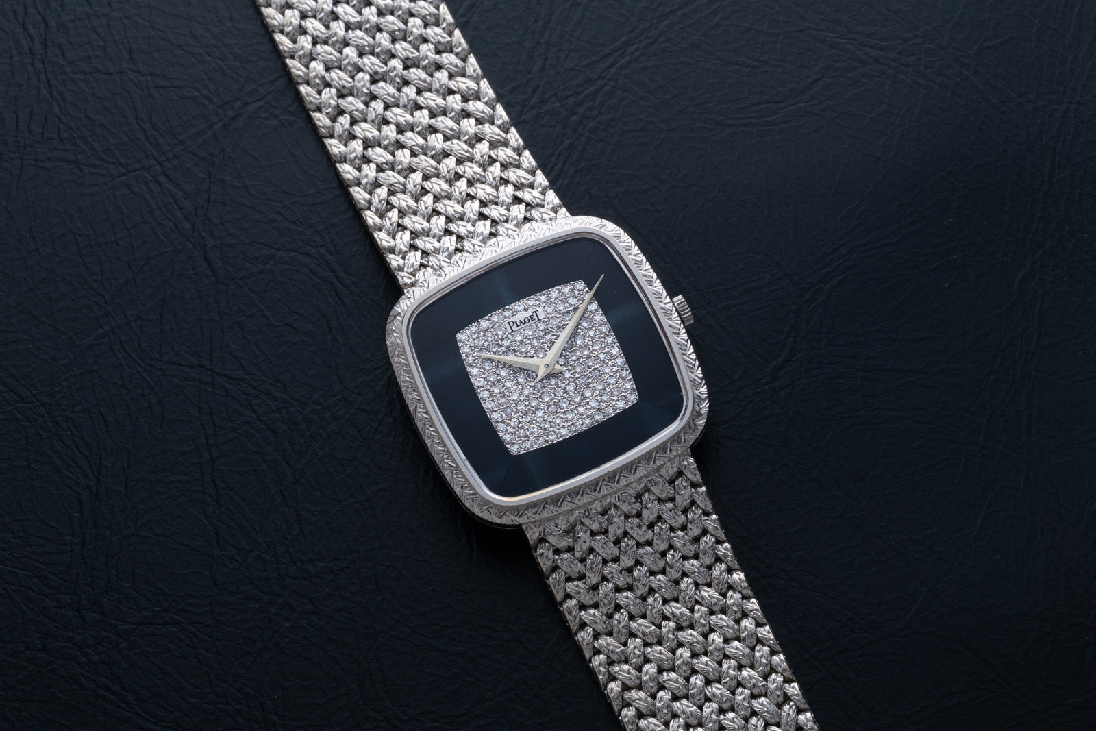 Piaget 'Hawk Eye' White Gold Dress Watch