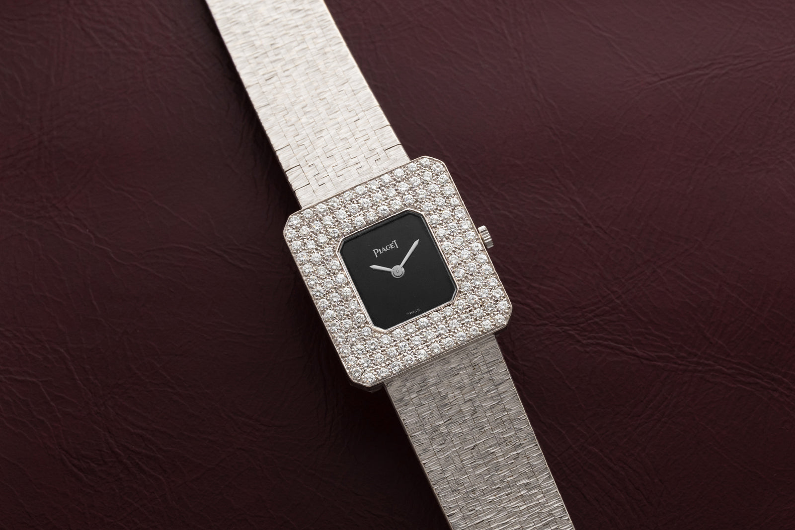 Piaget 'Onyx" Diamond Dress Watch