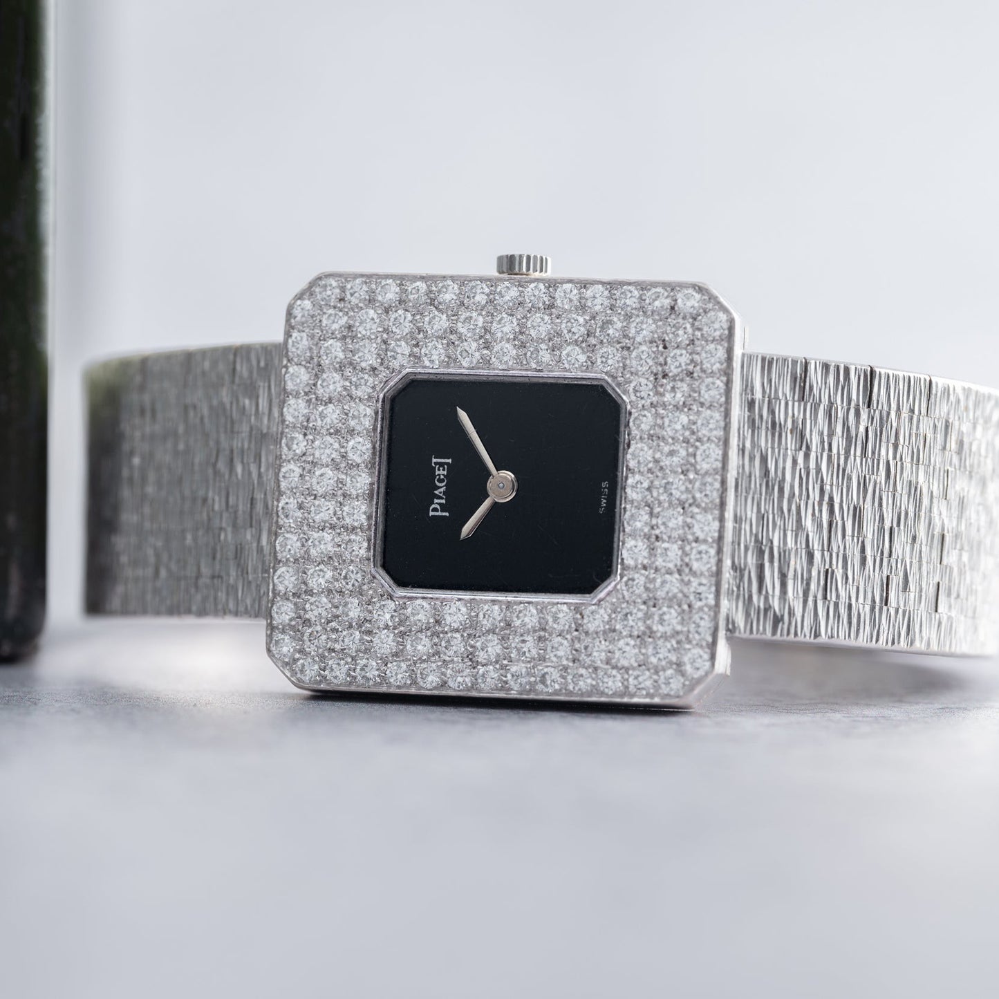 Piaget 'Onyx" Diamond Dress Watch