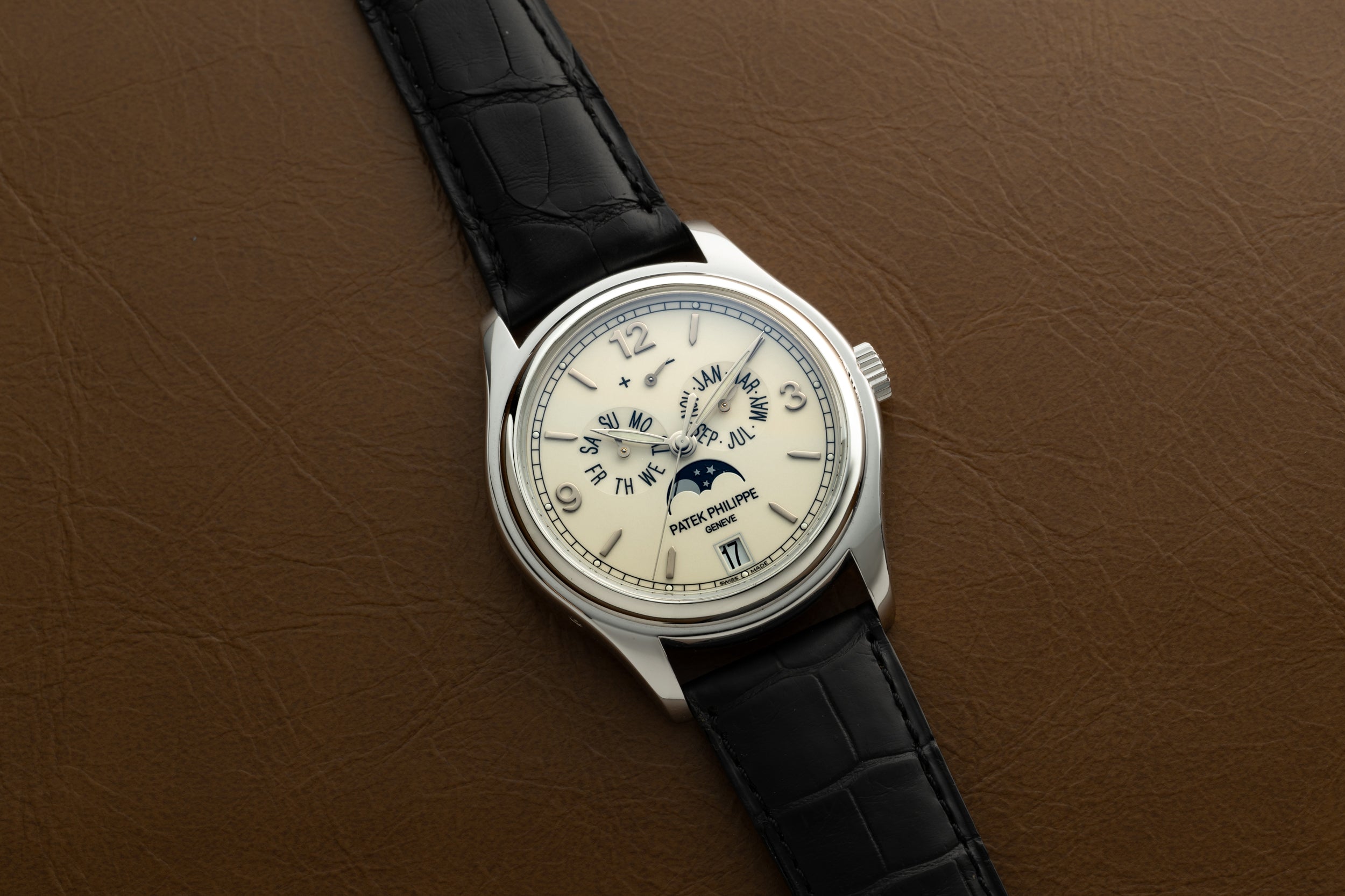 Patek Philippe Annual Calendar Moonphase Analog Shift