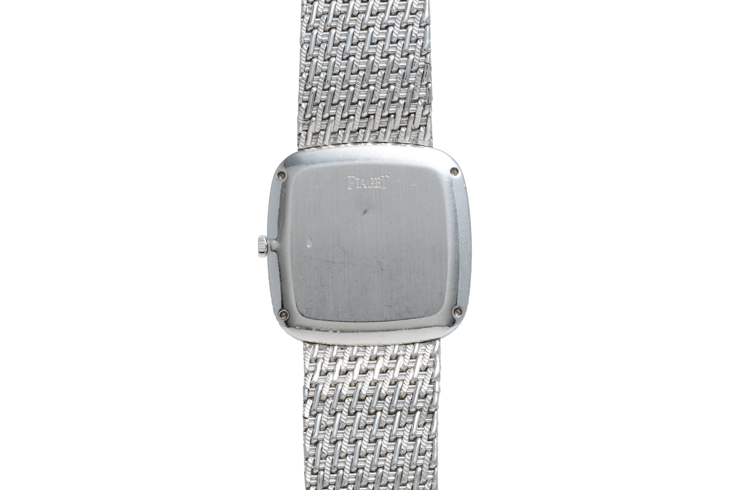 Piaget Onyx Dial White Gold Dress Watch