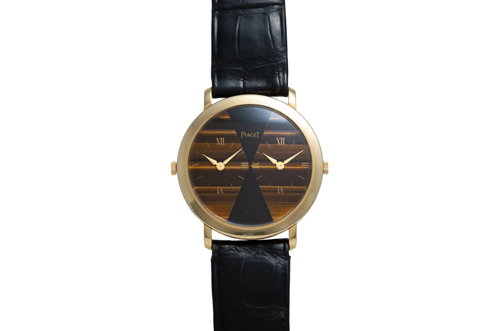 Piaget Dual Time 'Tiger's Eye' Dress Watch