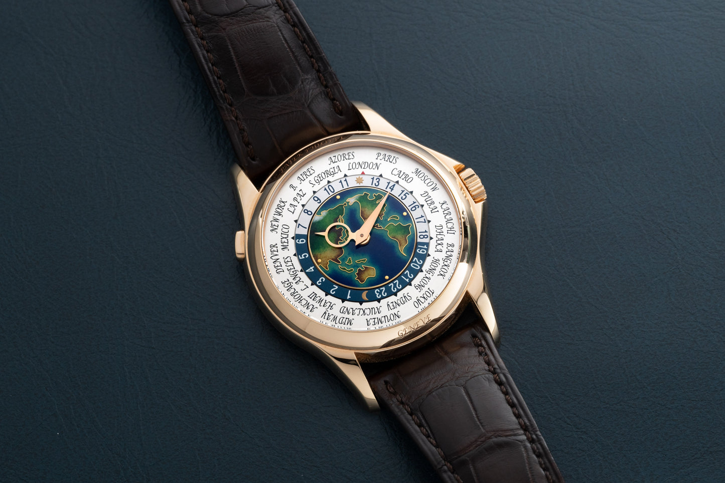 Patek Philippe World Time Cloisonné