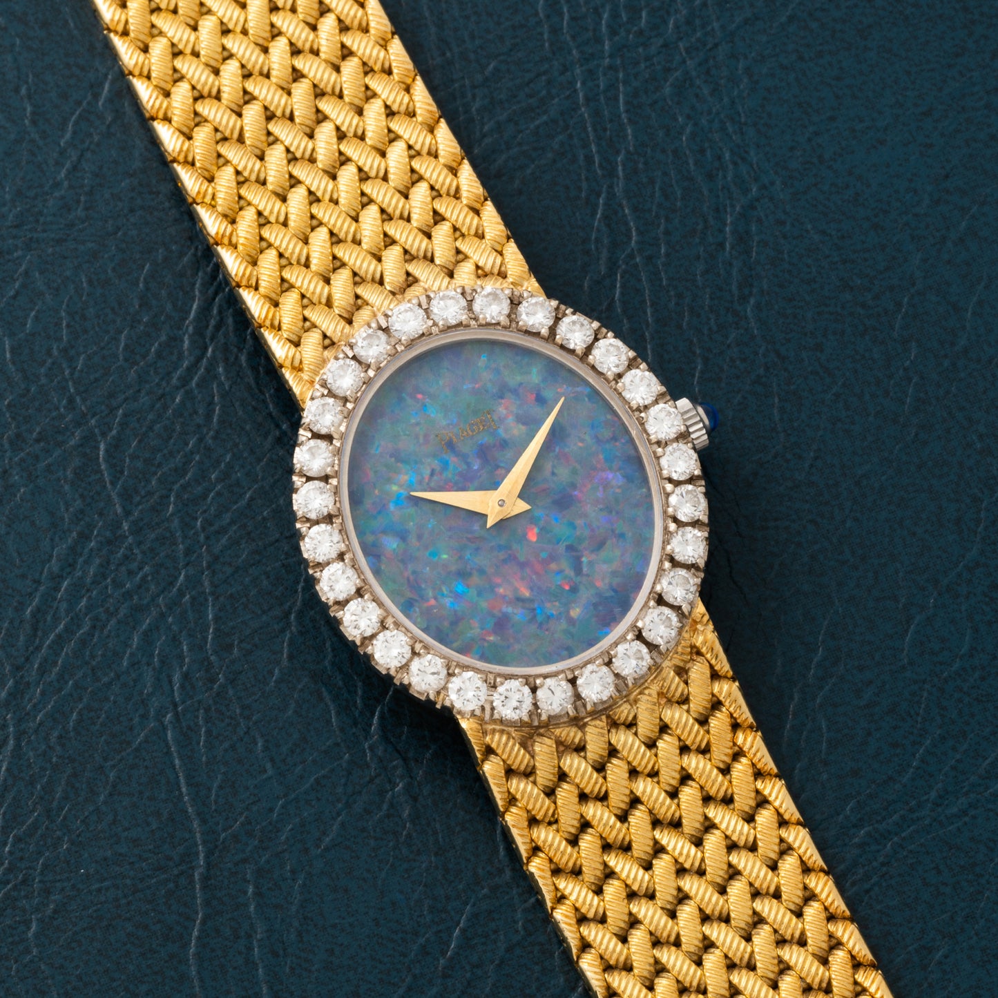 Piaget 'Opal' Yellow Gold Dress Watch